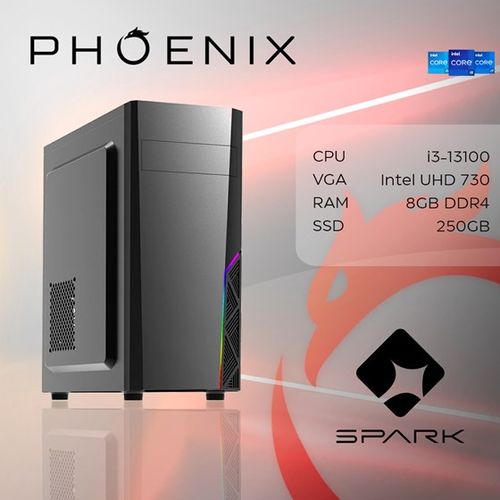 Računalo Phoenix SPARK Y-131 Intel i3-13100/8GB DDR4/NVMe SSD 250GB, NoOS slika 1