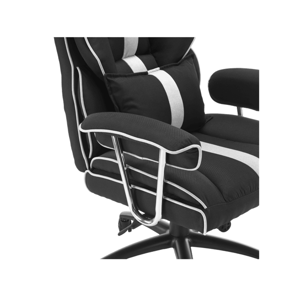 WHITE SHARK Gaming stolica LE MANS / crno bijela slika 3