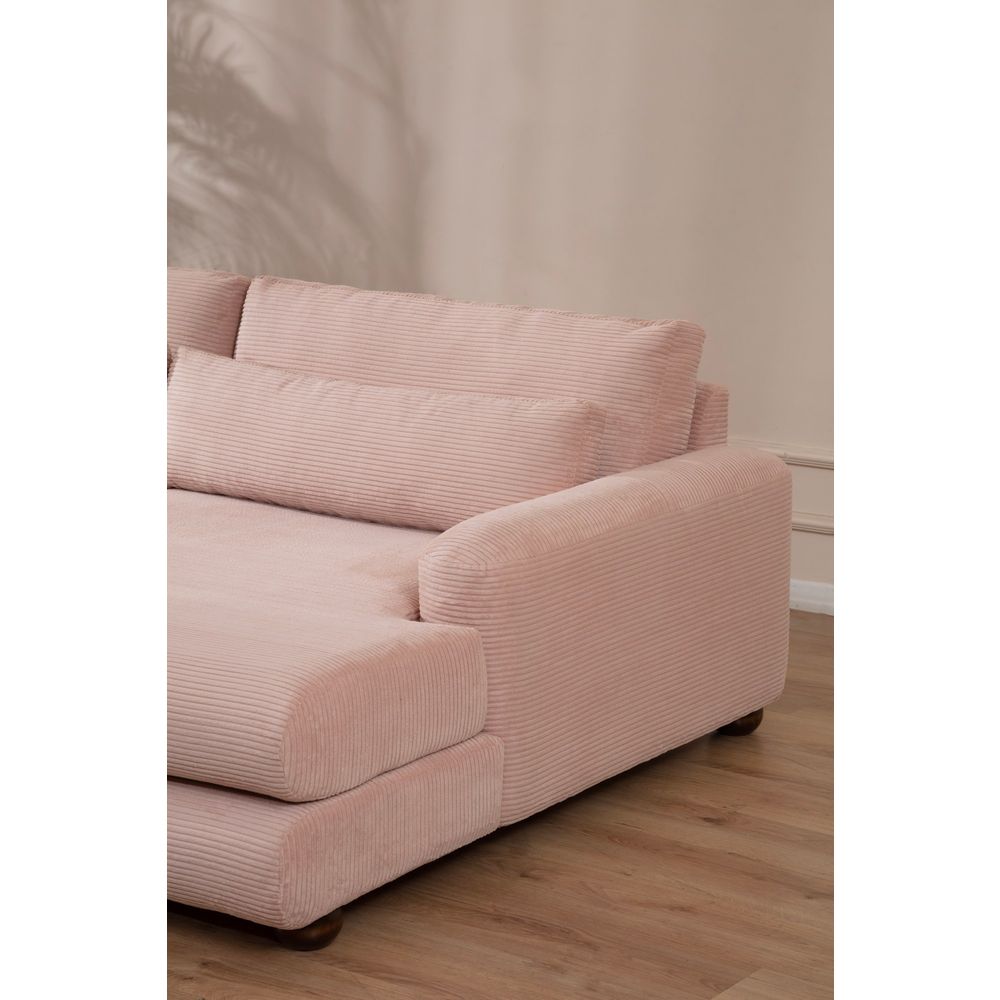 Ružičasti Ugaoni Sofa River Corner Desni (L2-Chl) slika 3