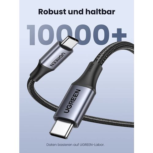 UGREEN USB-C na USB-C kabel za punjenje, 240W, 2M slika 2