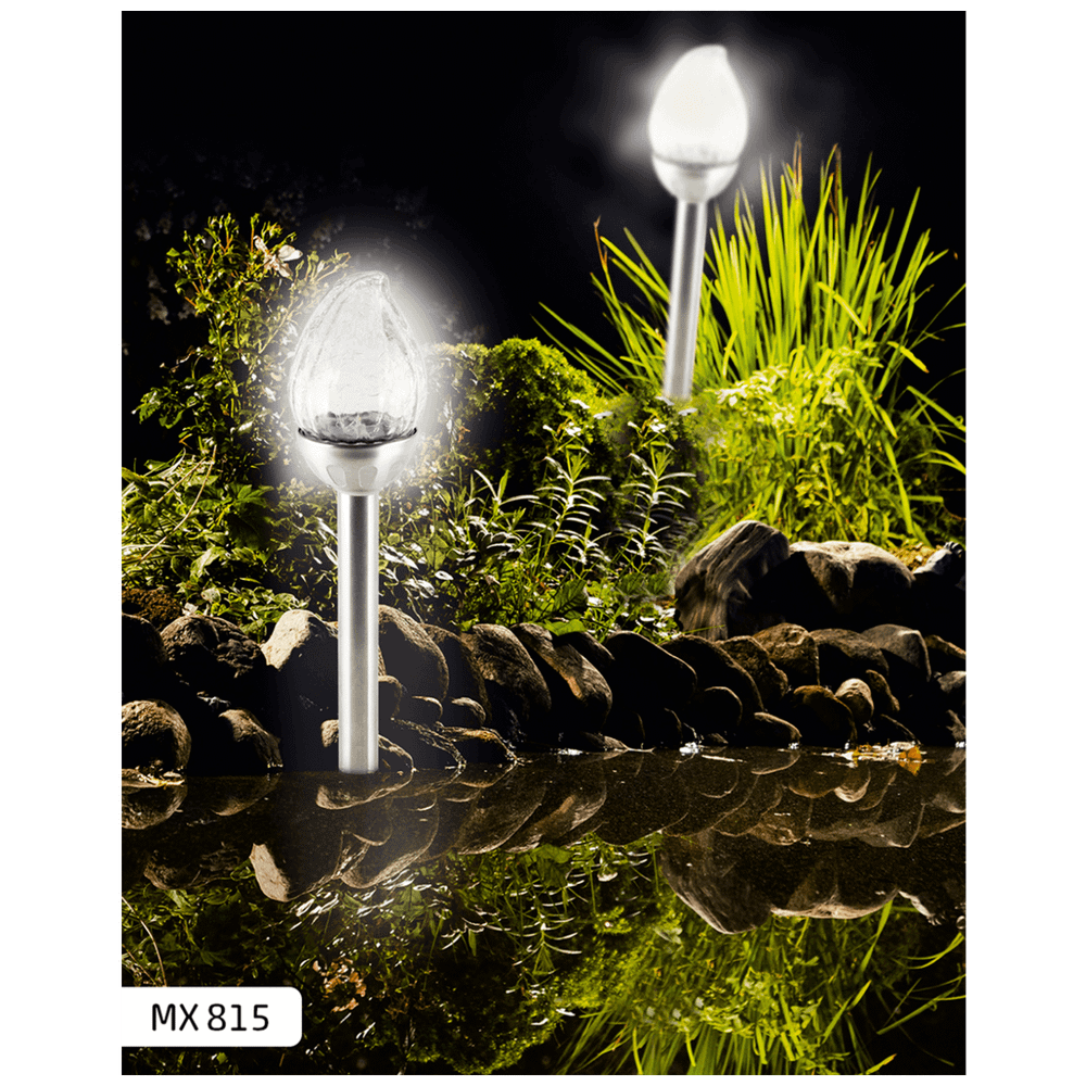 home Solarna vrtna LED lampa, metal / staklo - MX 815 slika 3