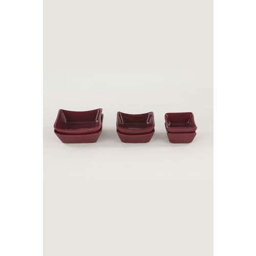 Hermia Concept Set posudica za umake, Plum Sandal Snack - Sauce 8-10-12 Cm 6 Pieces slika 3