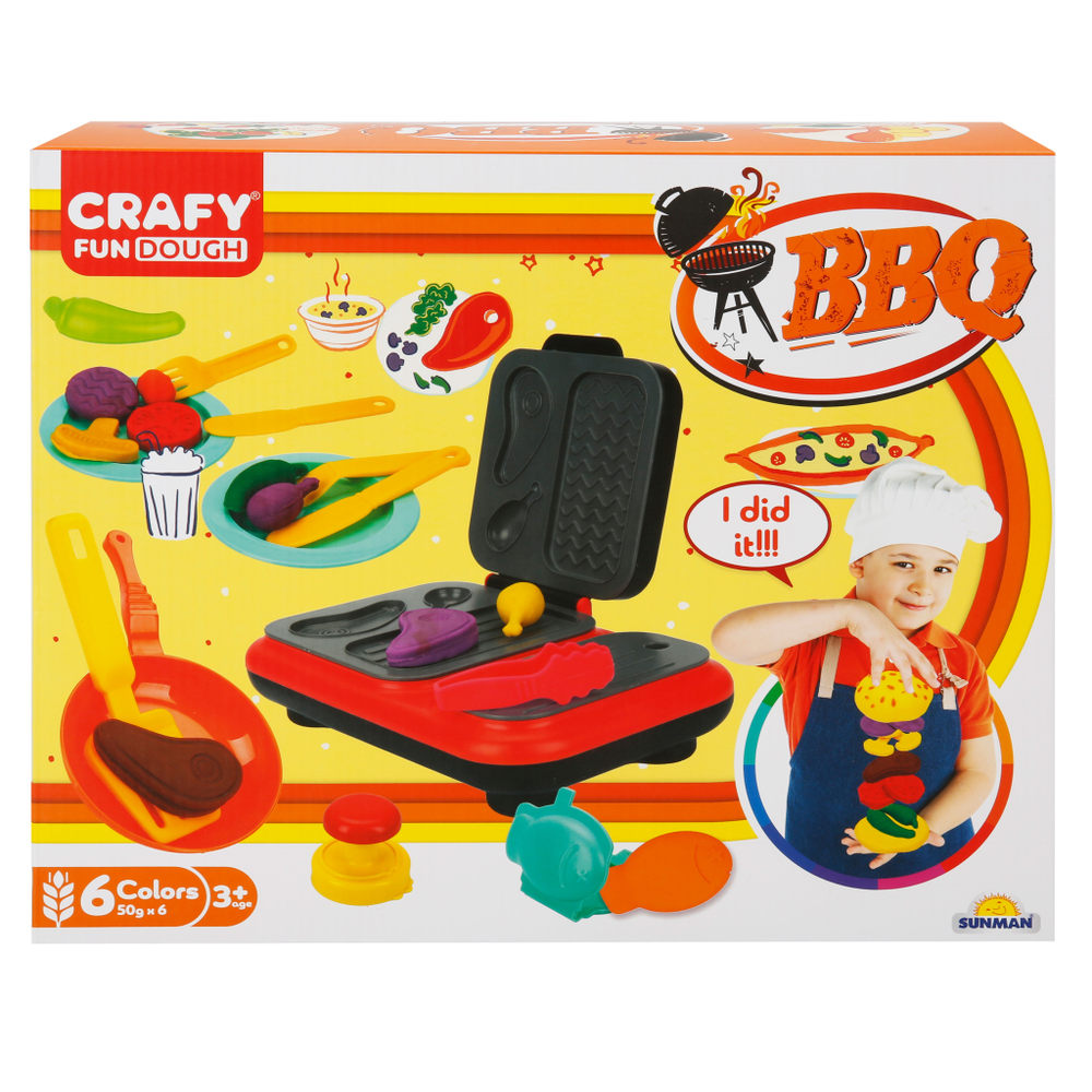 SUNMAN Crafy 02052 Plastelin Roštilj BBQ 35X29cm slika 2