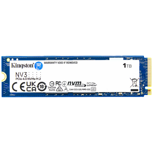 Kingston SSD 1TB NV3 M.2 2280 PCIe 4.0 NVMe SSD slika 1