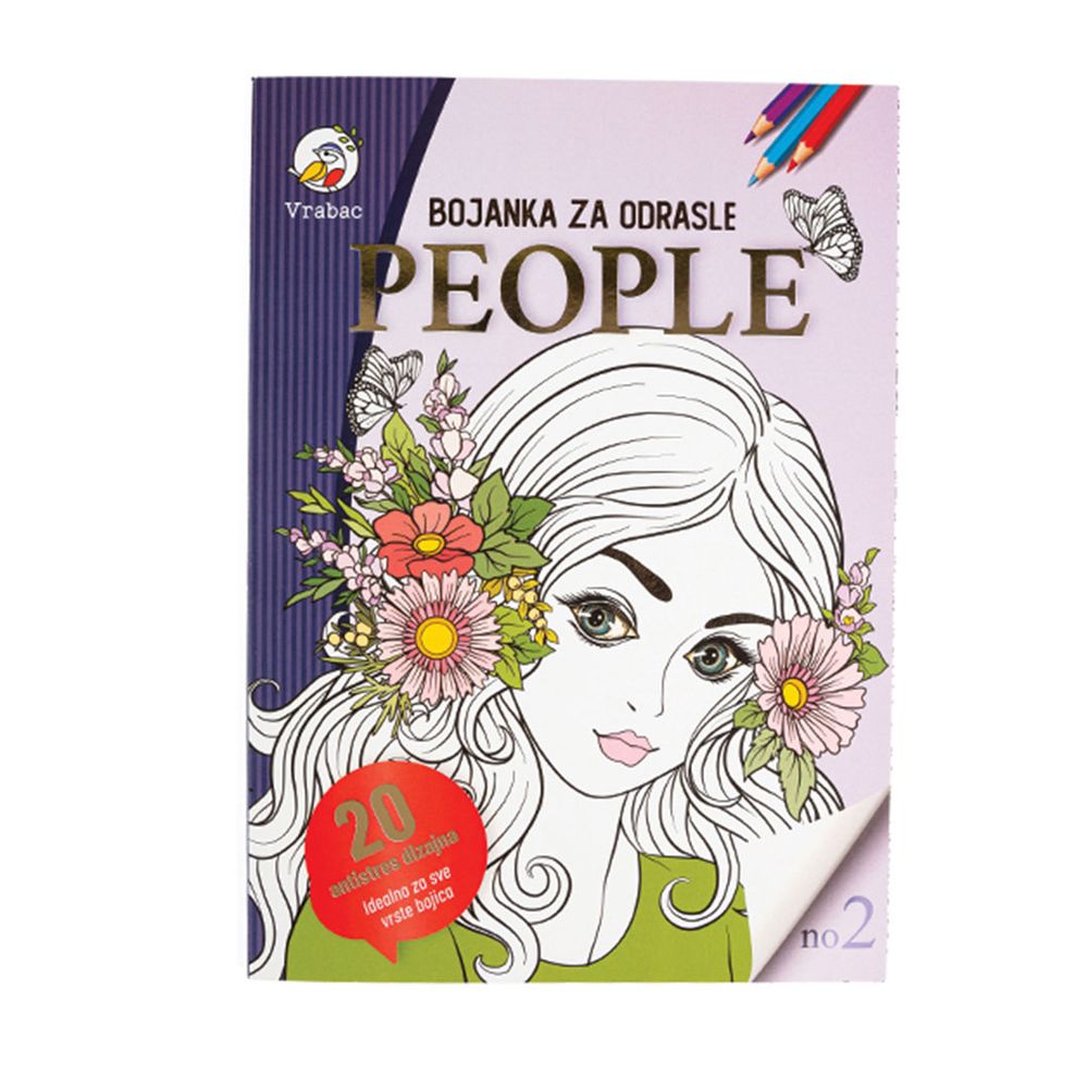 Bojanka Sampo antistres, People, Vrabac slika 3
