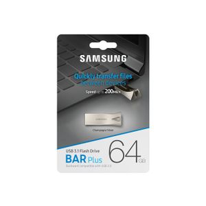 SAMSUNG BAR PLUS 64GB Champagne Silver MUF-64BE3/APC