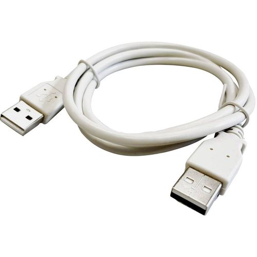 BKL Electronic USB kabel USB 2.0 USB-A utikač, USB-A utikač 1.00 m svijetlosiva zaštićen s folijom, pletena zaštita 10080004/C slika 1