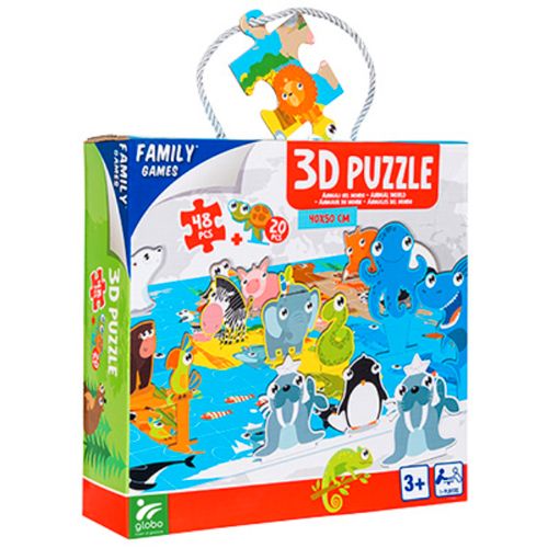 GLOBO FAMILY GAMES Životinje svijeta 3D slika 1