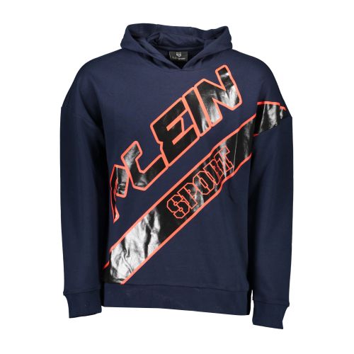 PLEIN SPORT SWEATSHIRT WITHOUT ZIP MAN BLUE slika 1