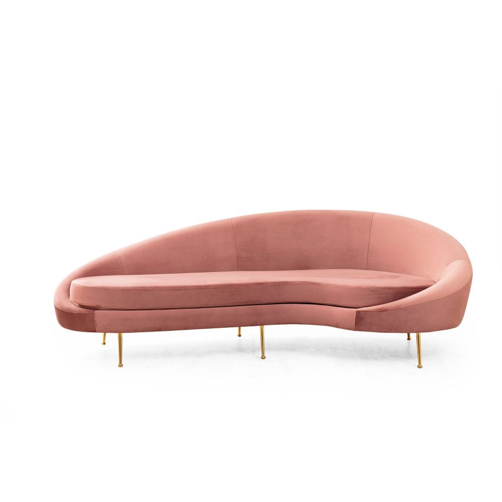 Eses Right - Pink Pink Sofa za 3 Osobe slika 7