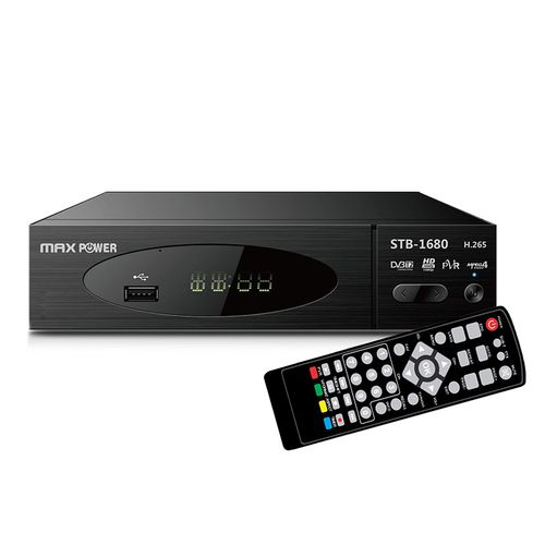 MAXPOWER HD DVB-T2 RECEIVER STB-1680 MPEG2/MPEG4 H.265 1080p/i  slika 1