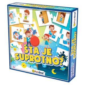 PanGraf 800816 Edukativna slagalica Šta je suprotno?