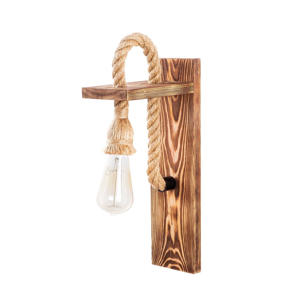 Drvena Zidna Lampa Erebos - Model 118-A slika 5