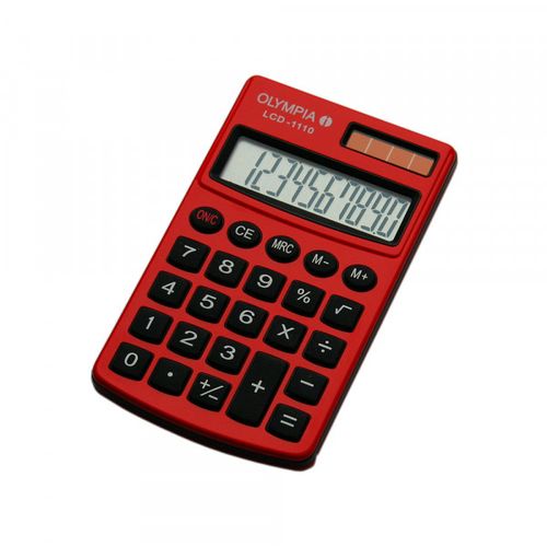 Kalkulator Olympia LCD 1110 Red slika 1