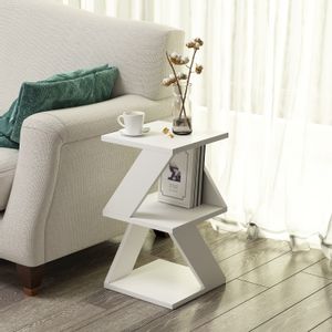 Hanah Home Albeni - White White Side Table