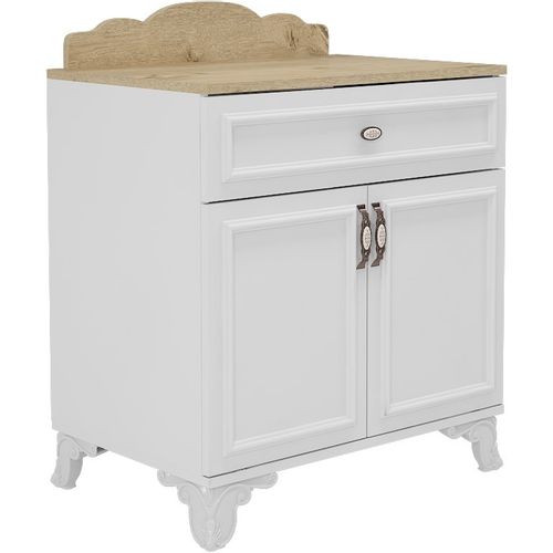 Lisa - Oak, White Oak
White Dresser slika 3