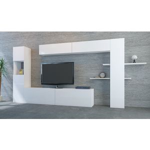 Maxi - White White TV Unit