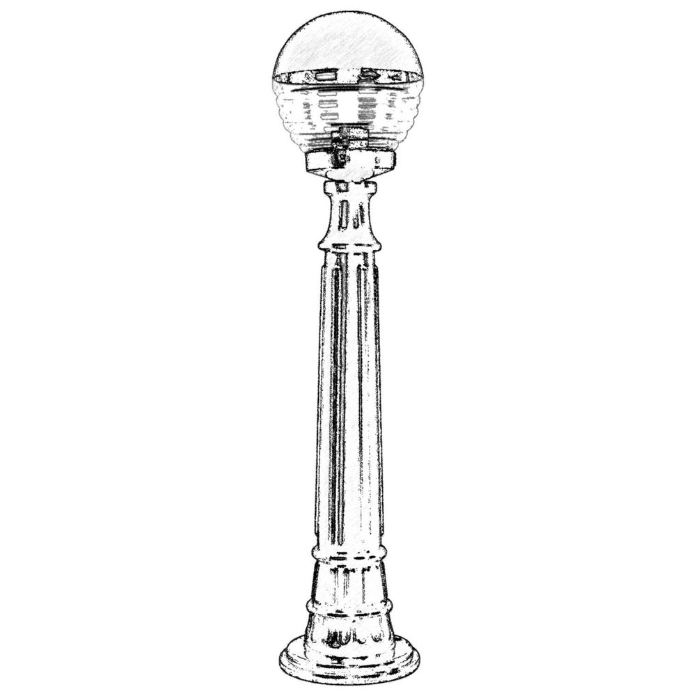 BSU-68175-BSY-M1-B Crna Spoljna Podna Lampa slika 2