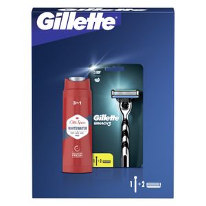Gillette poklon paket Mach3 britvica + Old Spice gel za tuširanje