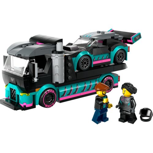 LEGO® CITY 60406 Trkaći auto i kamion za prijevoz automobila slika 5