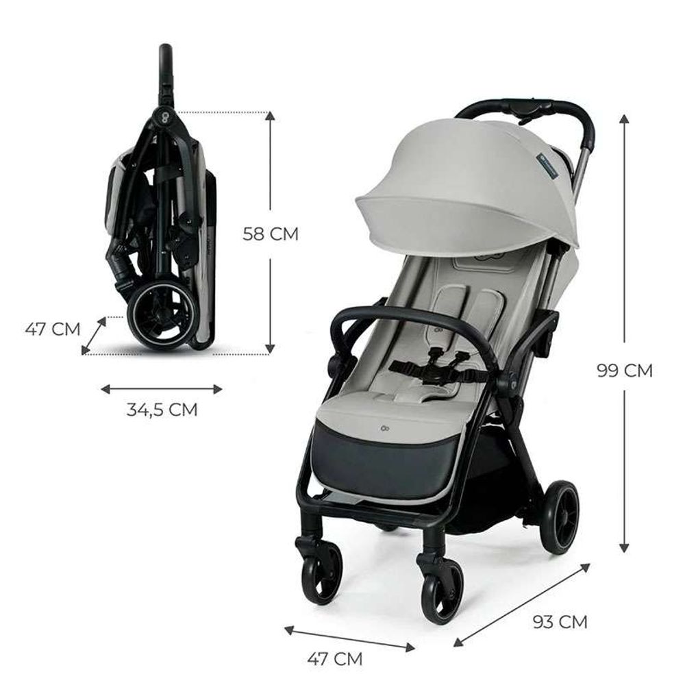 Kinderkraft Kolica Apino, Dove Grey slika 3