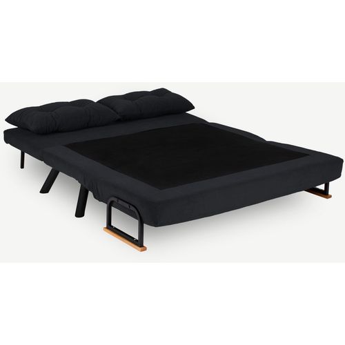 Atelier Del Sofa Dvosjed na razvlačenje, Crno, Sando 2-Seater - Black slika 4