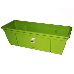 Gardino Žardinjera Anversa 50cm sa nosačem zelena
