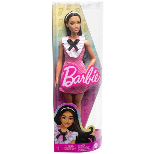 Barbie Fashionista Tartan Dress doll slika 1