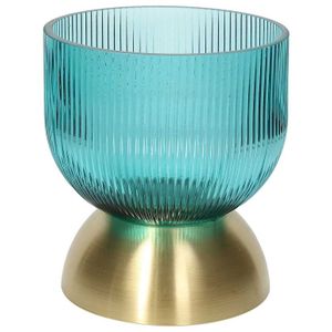 Andrea Fontebasso vaza VASO TURCHESE BASE ORO 