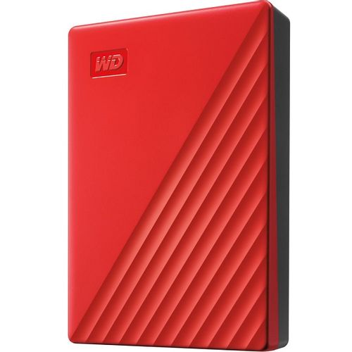 Western Digital WDBPKJ0040BRD-WESN External HDD 4TB, USB3.2 Gen 1 (5Gbps), My Passport, Red slika 1