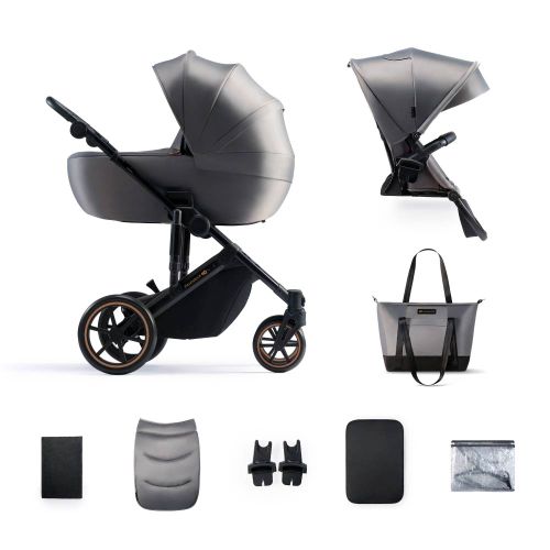 Kinderkraft dječja kolica Prime 2 2u1, Shadow Grey slika 1