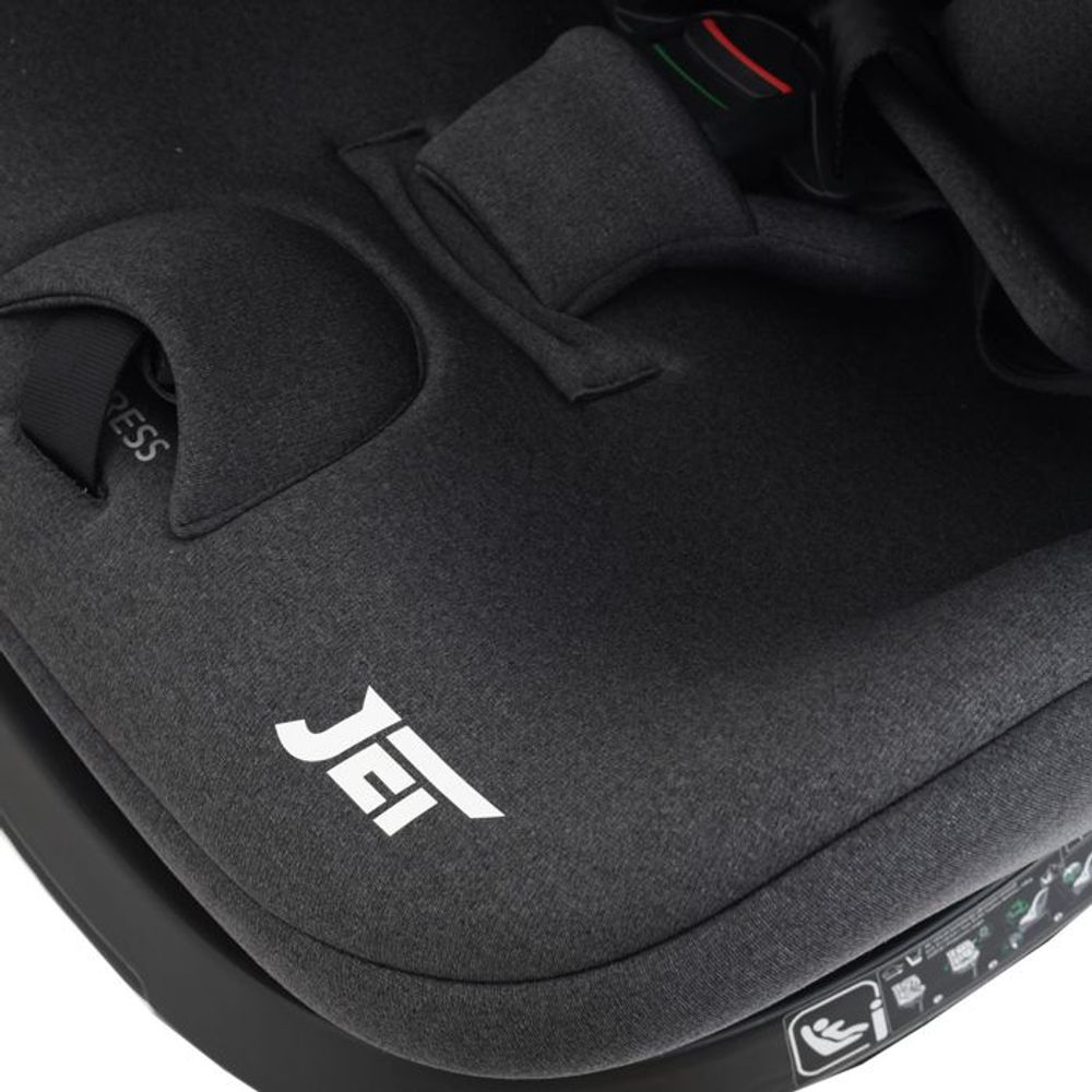 Jungle Rotirajuća autosjedalica JET 360° i-Size Isofix, Crna slika 10