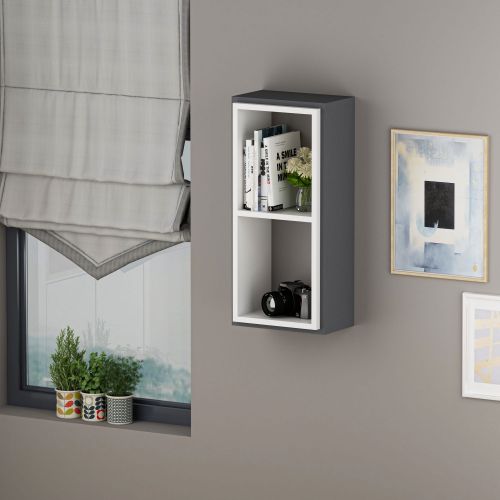 Zera - Anthracite, White Anthracite
White Wall Shelf slika 2