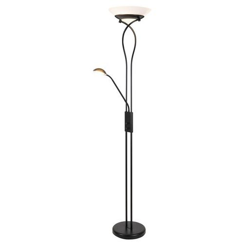 Rabalux Gamma Podna lampa sa čitačem,1*230W,1*40W,mat crna slika 2