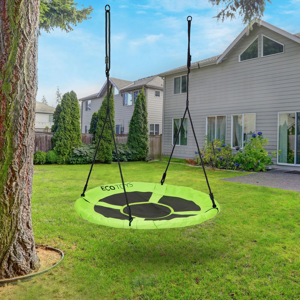 Vrtna ljuljačka, 100 cm, zelena ecotoys slika 2
