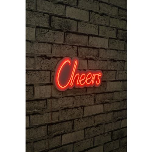 Wallity Ukrasna plastična LED rasvjeta, Cheers - Red slika 12