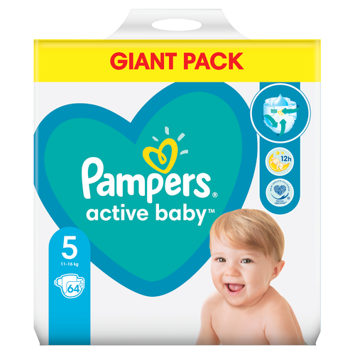 Pampers Active Baby Giant Pack slika 6