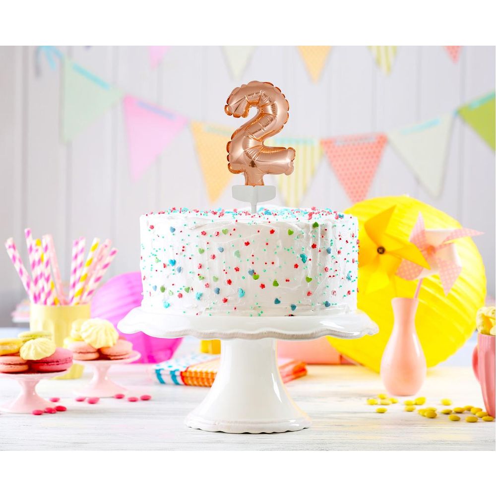 BC-5RZ2 Folijski balon 2 sa štapićem 13 cm slika 2
