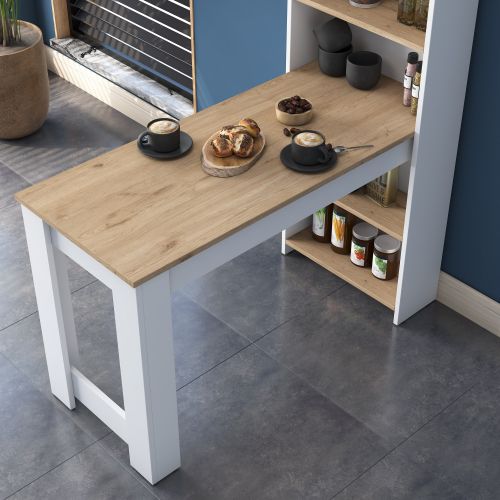 JA102 - 2344 WalnutWhite Kitchen Table slika 3