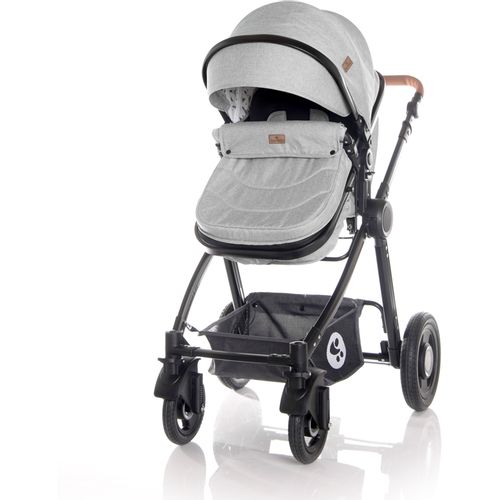 LORELLI ALEXA Kolica 3u1 Dark Grey Lighthouse: Košara + Autosjedalica + Zimska Navlaka (0mj+) - (do 15kg/96cm) slika 5