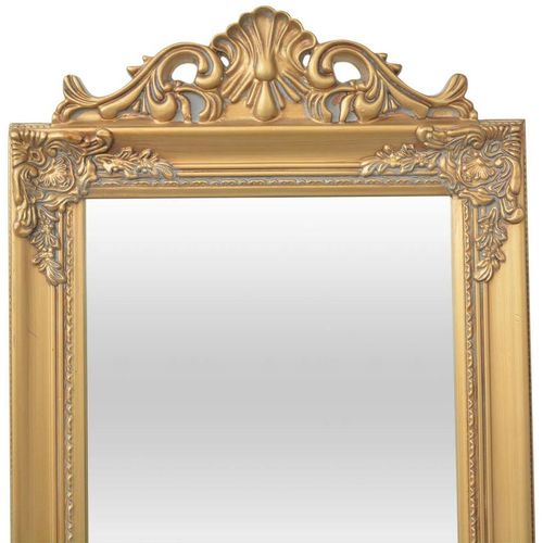 Samostojeće Ogledalo Barokni Stil 160x40 cm boja zlata slika 6