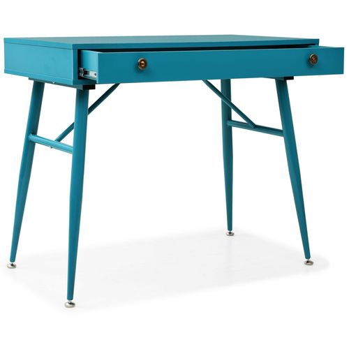 Pisaći stol s ladicom 90x50x76,5 cm antikne zelene boje slika 17