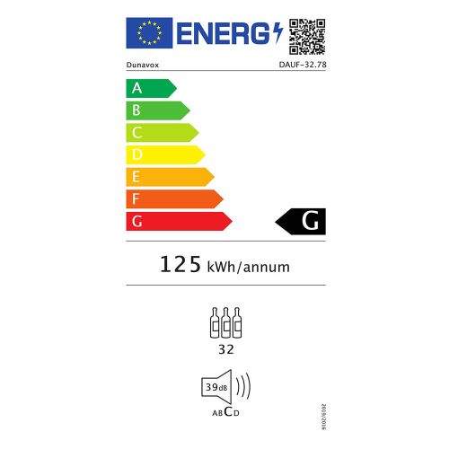 DAUF-32.78DB DUNAVOX vinska vitrina slika 7