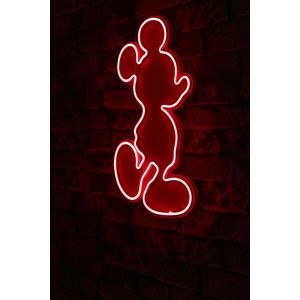 Wallity Ukrasna plastična LED rasvjeta, Mickey Mouse - Red