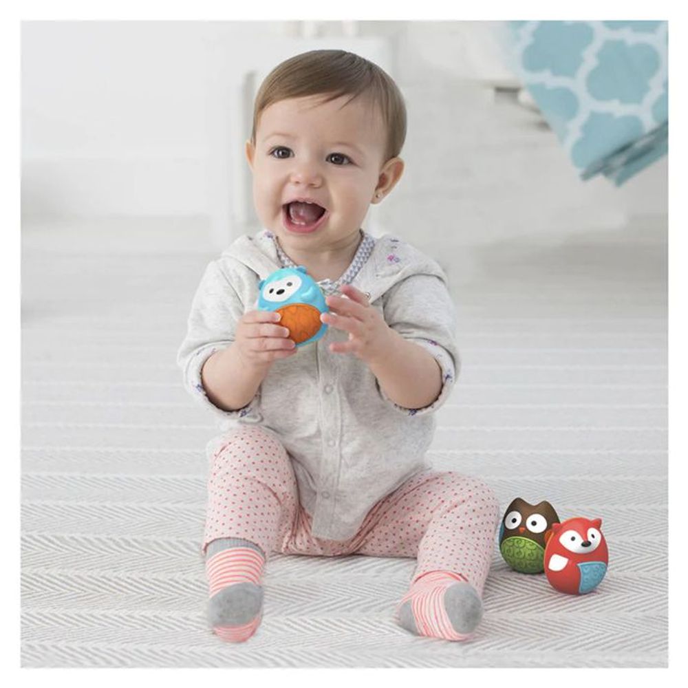Skip Hop Set igračaka Explore & More Egg Shaker Baby Toy Trio  slika 2