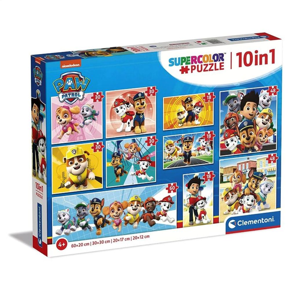 Clementoni Puzzle 10u1 Paw Patrol 2022 330kom slika 1