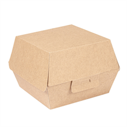 Kartonska kutija za hamburger "Thepack" 14,4X13,6X9,2 cm smeđa 50/1 slika 1