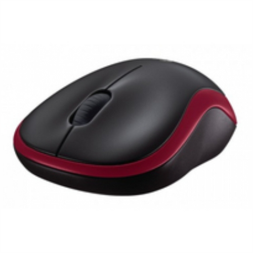 Logitech M185 bežični mini miš, crveni slika 2