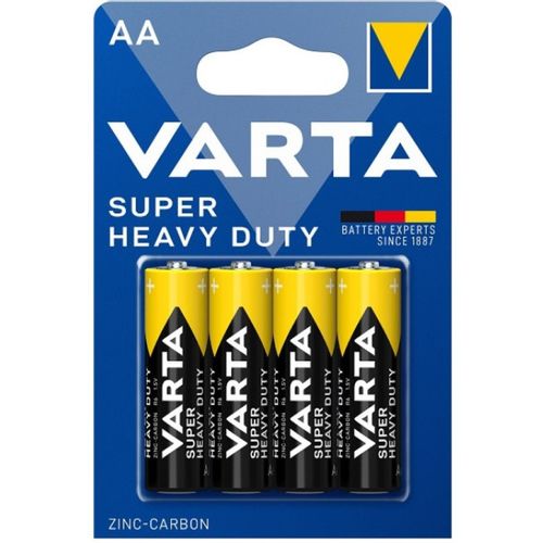 VARTA Superlife AA 1.5V R6P SUPER HEAVY DUTY, PAK4 CK, Cink-karbon baterije slika 2