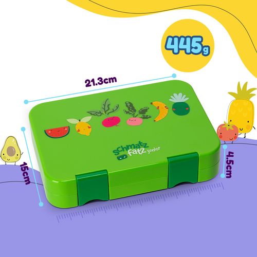 Klarstein junior Lunchbox, Green Fruit, NO BPA, perivo u perilici posuđa slika 8